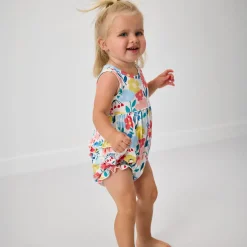Bamboo Baby Clothes|Rompers<Little Sleepies Bubble Romper Midsummer Meadow