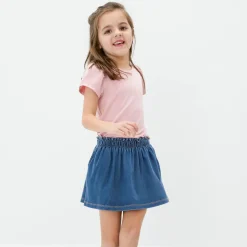 Everyday Essentials|Everyday Essentials<Little Sleepies Denim Skort Midwash Blue