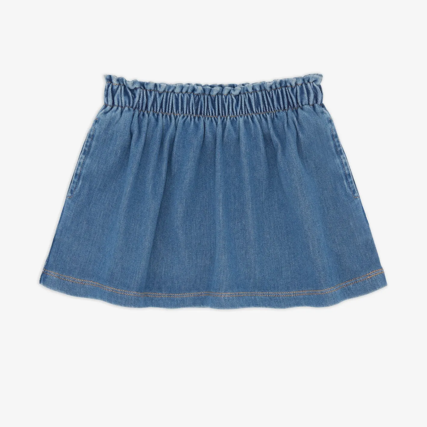 Everyday Essentials|Everyday Essentials<Little Sleepies Denim Skort Midwash Blue