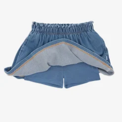 Everyday Essentials|Everyday Essentials<Little Sleepies Denim Skort Midwash Blue