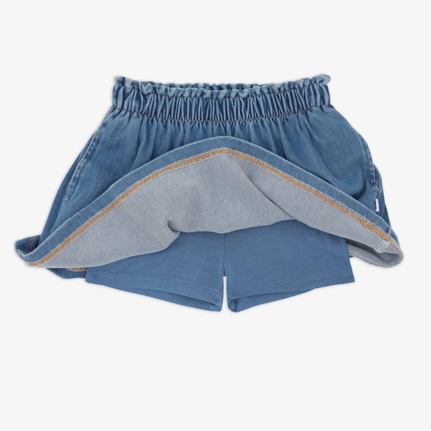 Everyday Essentials|Everyday Essentials<Little Sleepies Denim Skort Midwash Blue