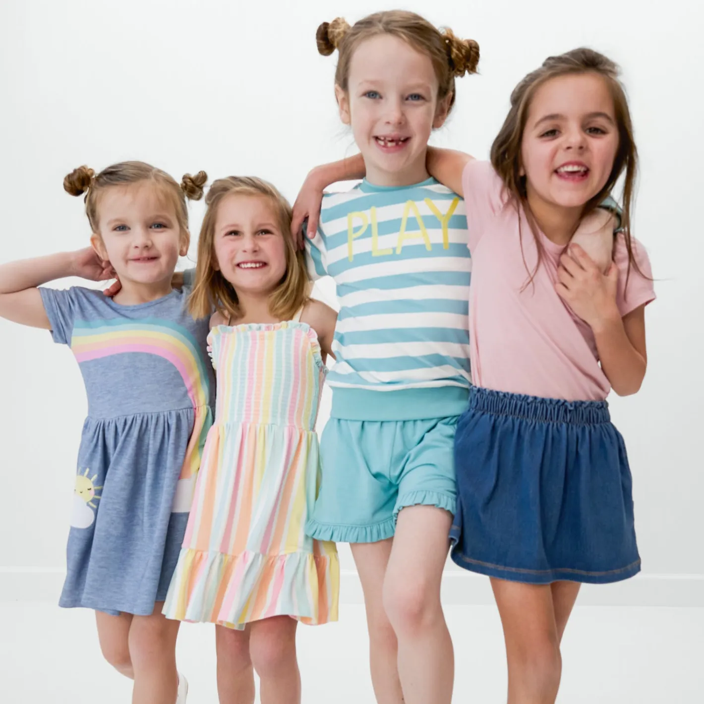 Everyday Essentials|Everyday Essentials<Little Sleepies Denim Skort Midwash Blue