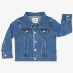 Everyday Essentials|Everyday Essentials<Little Sleepies Denim Trucker Jacket Midwash Blue