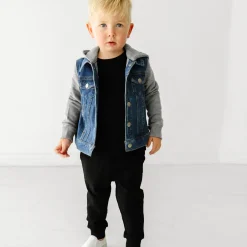 Everyday Essentials|Everyday Essentials<Little Sleepies Denim Jacket Midwash Blue