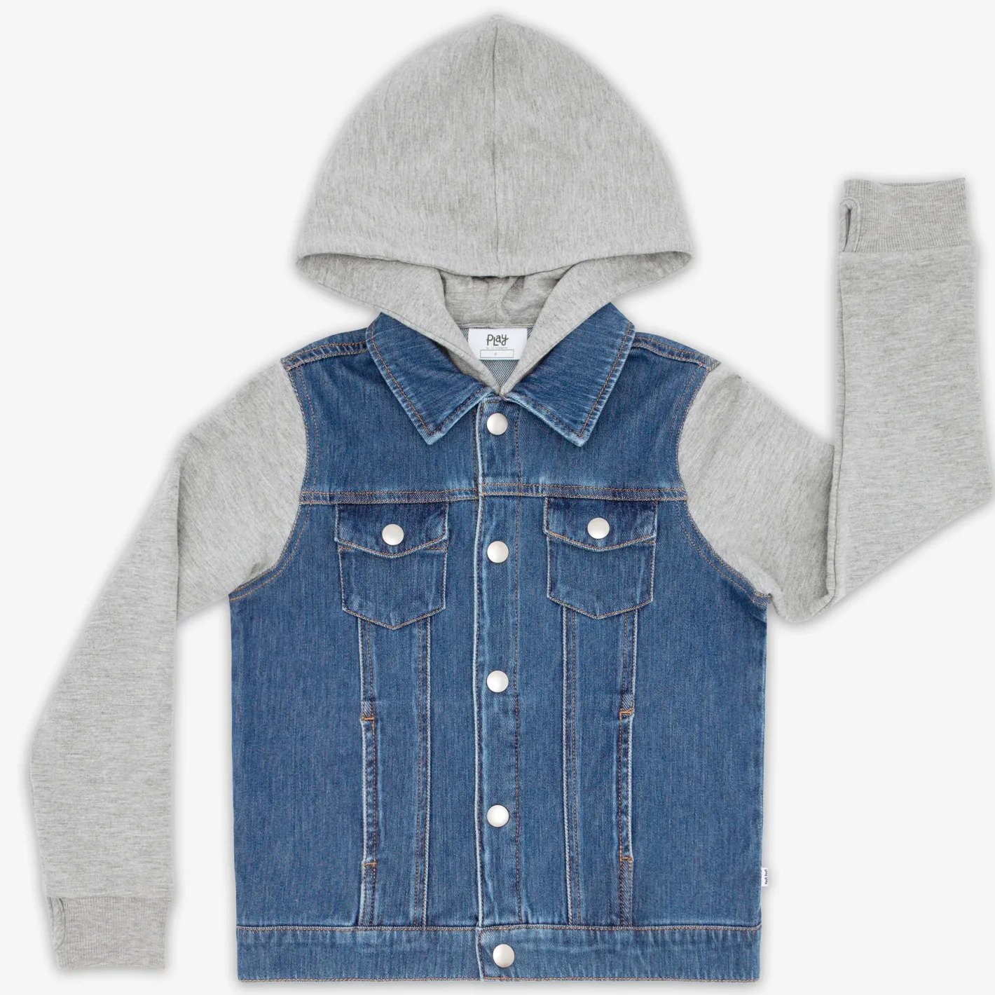 Everyday Essentials|Everyday Essentials<Little Sleepies Denim Jacket Midwash Blue