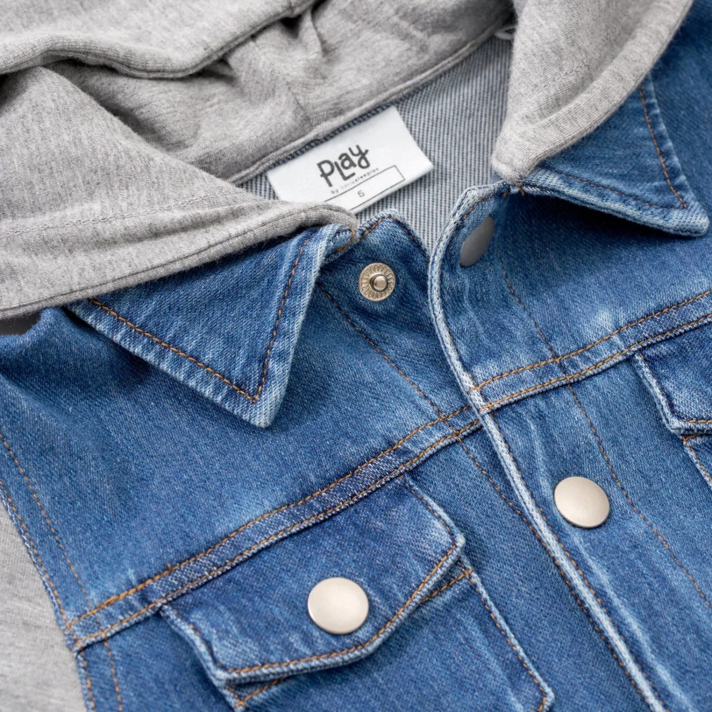 Everyday Essentials|Everyday Essentials<Little Sleepies Denim Jacket Midwash Blue