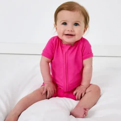 Zippies|Mommy & Me<Little Sleepies Shorty Zippy Mighty Magenta