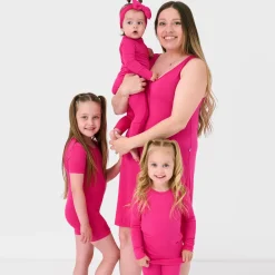 Mommy & Me|Mommy & Me<Little Sleepies Women's Sleeveless Nightgown Mighty Magenta