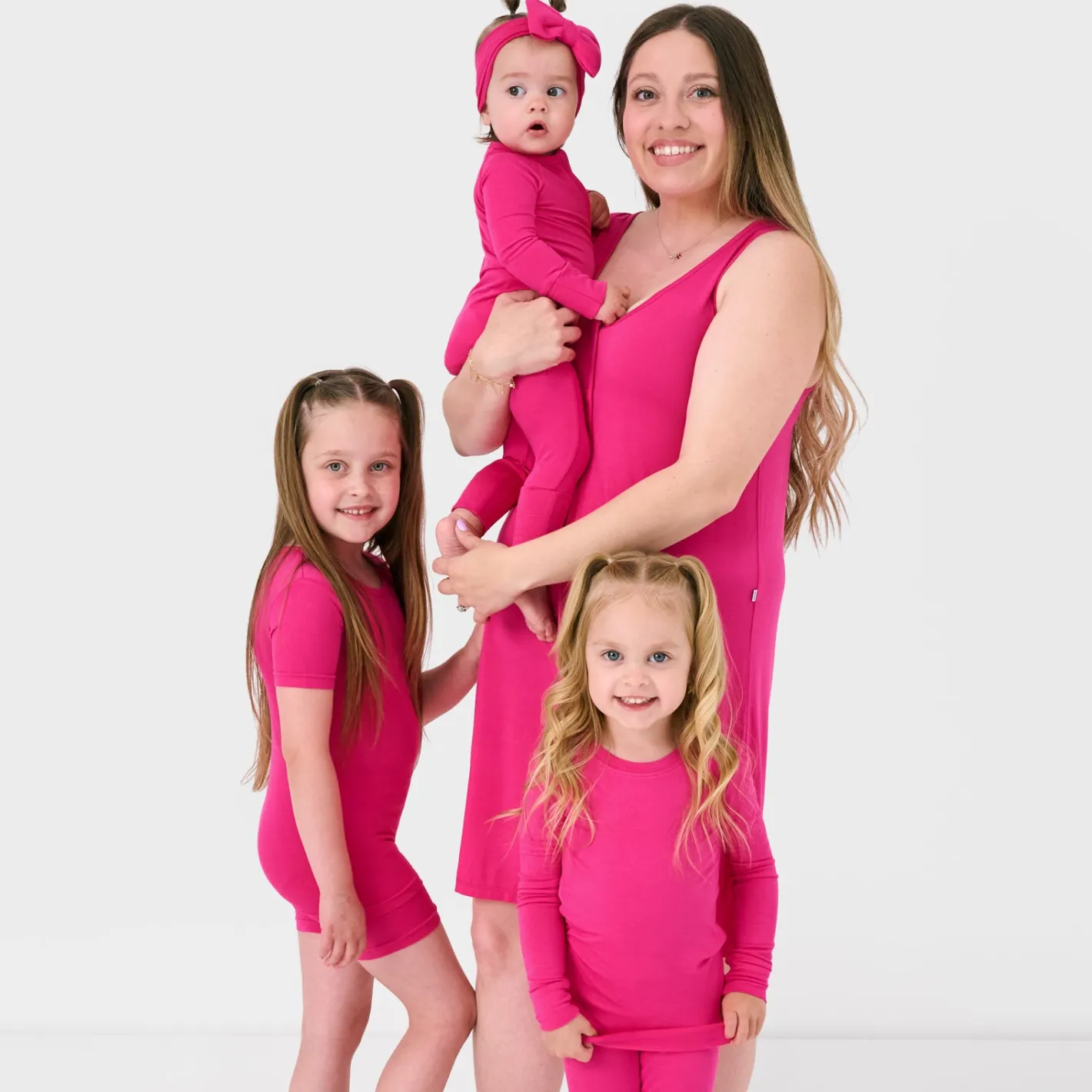 Mommy & Me|Mommy & Me<Little Sleepies Women's Sleeveless Nightgown Mighty Magenta
