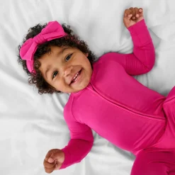 Zippies|Mommy & Me<Little Sleepies Zippy Mighty Magenta
