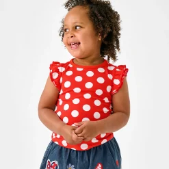 Tops & Tees|Tops & Tees<Little Sleepies Flutter Tee Minnie Polka Dot