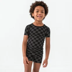 Two-Piece Pj Sets|Two-Piece Pj Sets<Little Sleepies Two-Piece Pajama Set Monochrome Checks