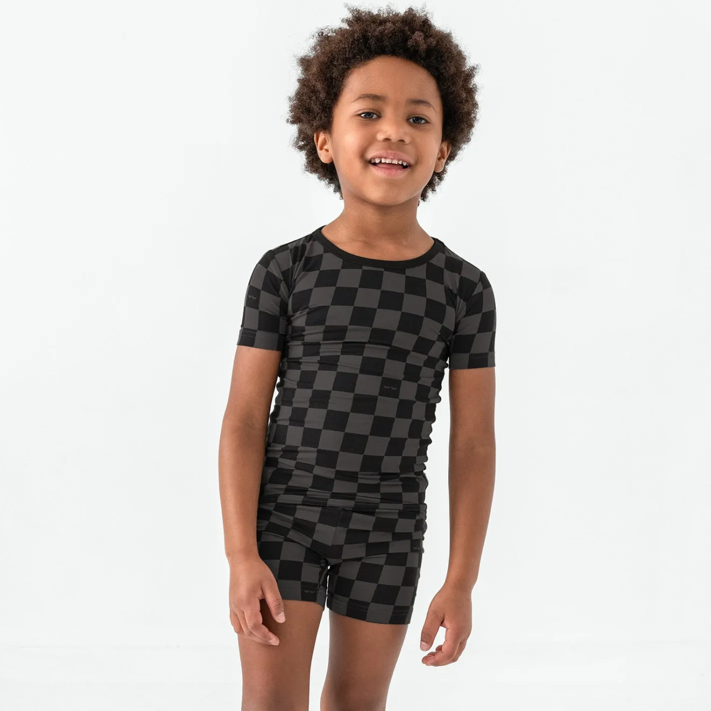 Two-Piece Pj Sets|Two-Piece Pj Sets<Little Sleepies Two-Piece Pajama Set Monochrome Checks