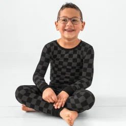Two-Piece Pj Sets|Two-Piece Pj Sets<Little Sleepies Two-Piece Pajama Set Monochrome Checks
