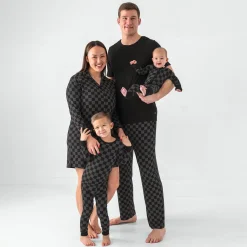 Two-Piece Pj Sets|Two-Piece Pj Sets<Little Sleepies Two-Piece Pajama Set Monochrome Checks