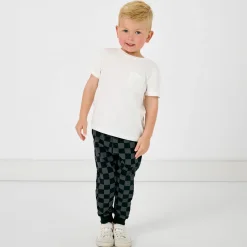 Everyday Essentials|Everyday Essentials<Little Sleepies Jogger Monochrome Checks