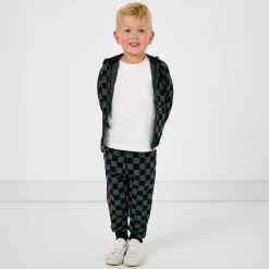 Everyday Essentials|Everyday Essentials<Little Sleepies Jogger Monochrome Checks