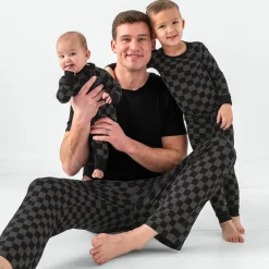 Daddy & Me|Men's<Little Sleepies Men's Pajama Pants Monochrome Checks