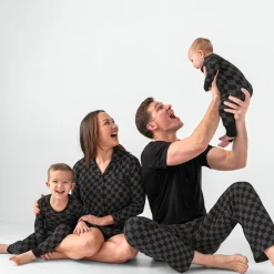 Daddy & Me|Men's<Little Sleepies Men's Pajama Pants Monochrome Checks