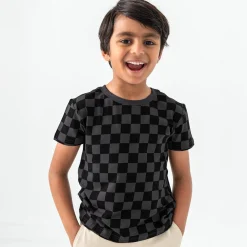 Everyday Essentials|Everyday Essentials<Little Sleepies Relaxed Tee Monochrome Checks