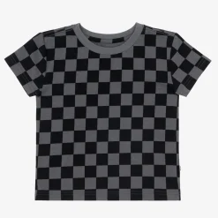 Everyday Essentials|Everyday Essentials<Little Sleepies Relaxed Tee Monochrome Checks