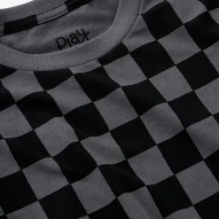 Everyday Essentials|Everyday Essentials<Little Sleepies Relaxed Tee Monochrome Checks