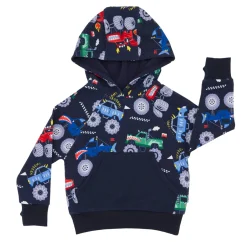 Tops & Tees|Tops & Tees<Little Sleepies Pullover Hoodie Monster Truck Madness