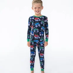 Two-Piece Pj Sets|Two-Piece Pj Sets<Little Sleepies Two-Piece Pajama Set Monster Truck Madness