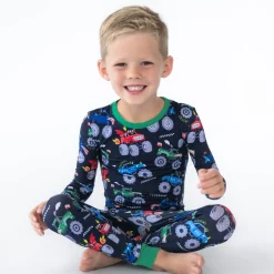 Two-Piece Pj Sets|Two-Piece Pj Sets<Little Sleepies Two-Piece Pajama Set Monster Truck Madness