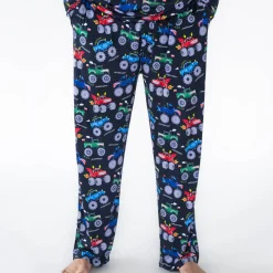 Daddy & Me|Full Family Matching<Little Sleepies Men's Pajama Pants Monster Truck Madness