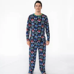 Daddy & Me|Full Family Matching<Little Sleepies Men's Pajama Pants Monster Truck Madness