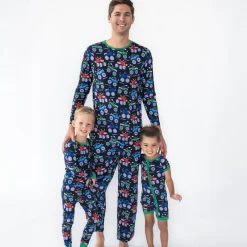 Daddy & Me|Full Family Matching<Little Sleepies Men's Pajama Pants Monster Truck Madness