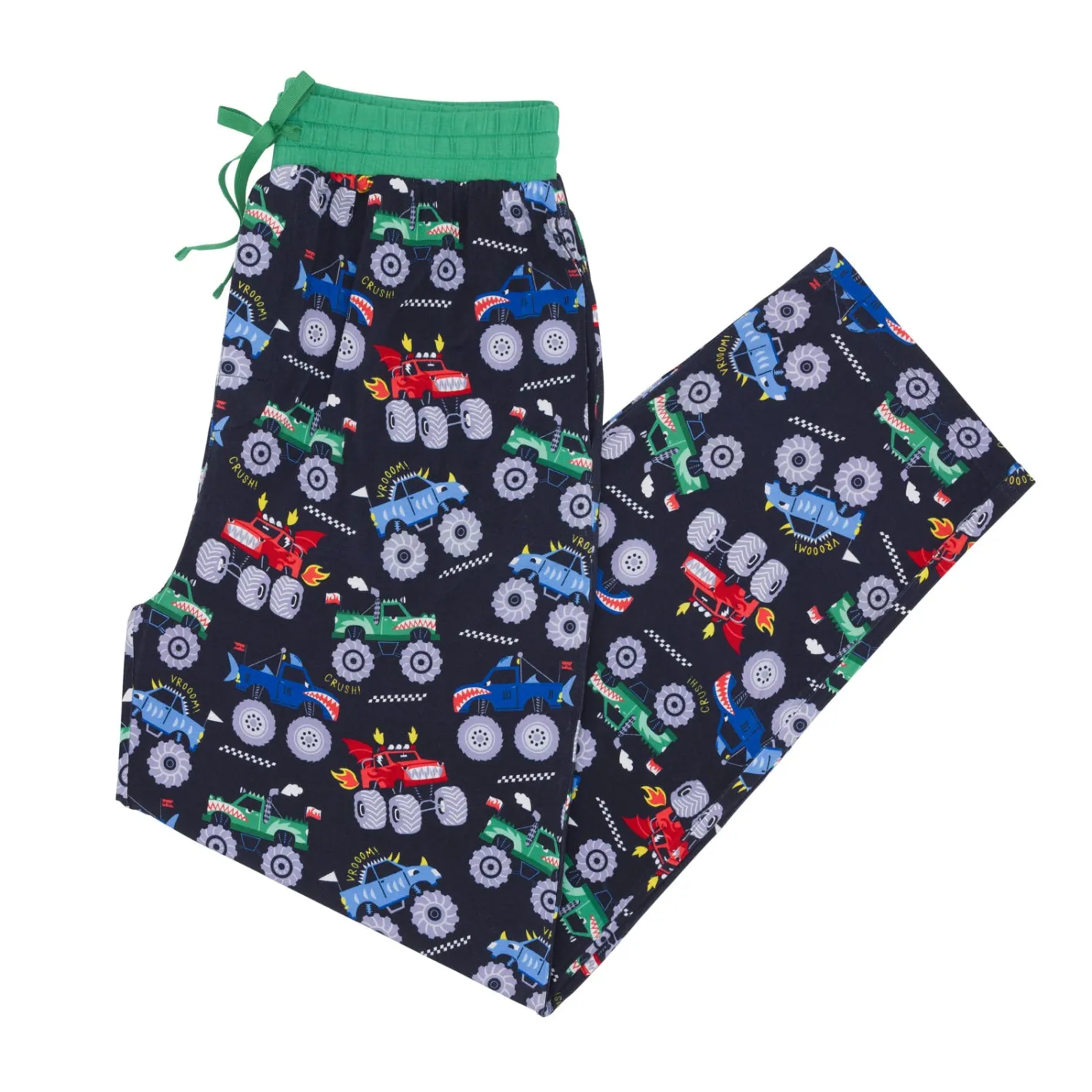 Daddy & Me|Full Family Matching<Little Sleepies Men's Pajama Pants Monster Truck Madness