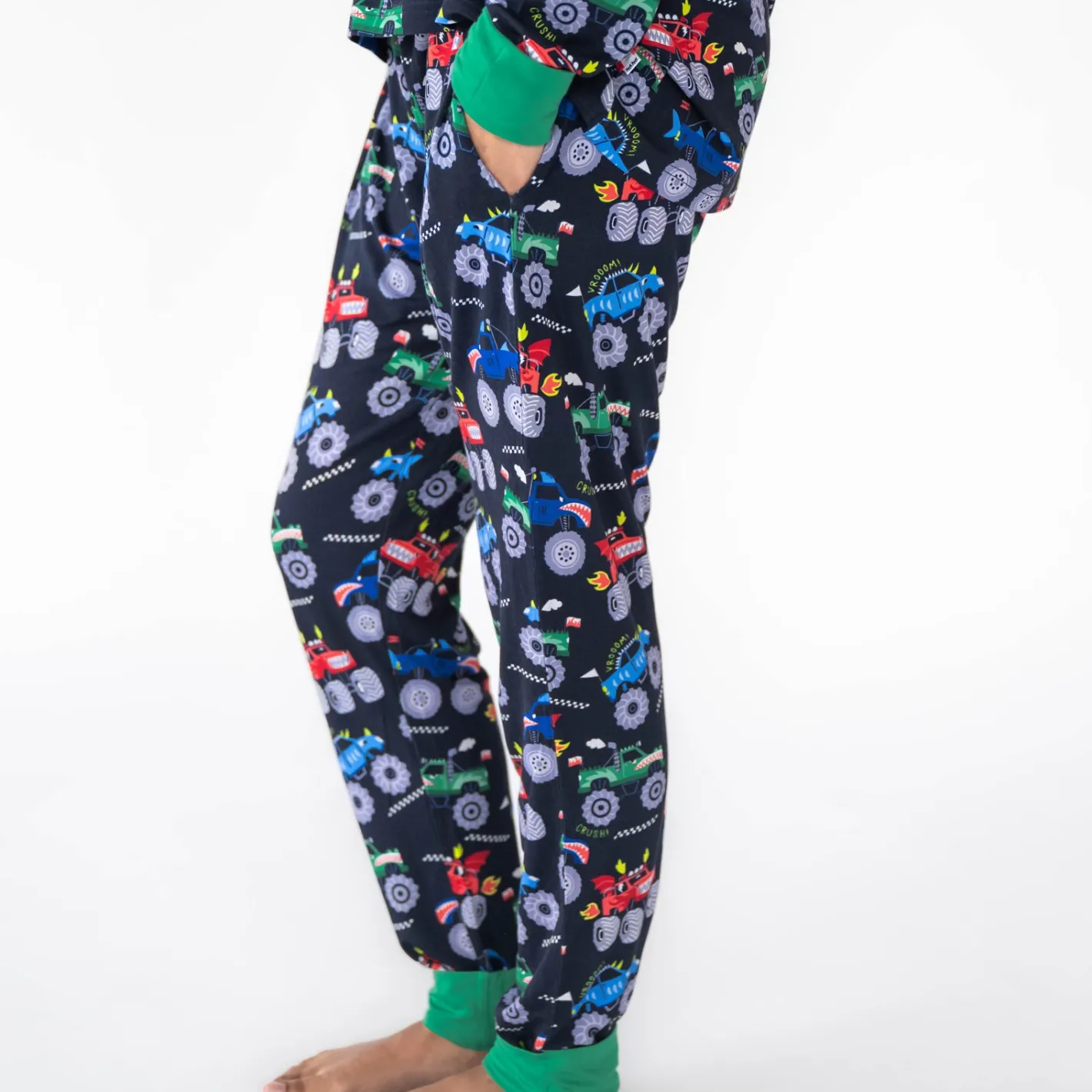 Mommy & Me|Mommy & Me<Little Sleepies Women's Pajama Pants Monster Truck Madness