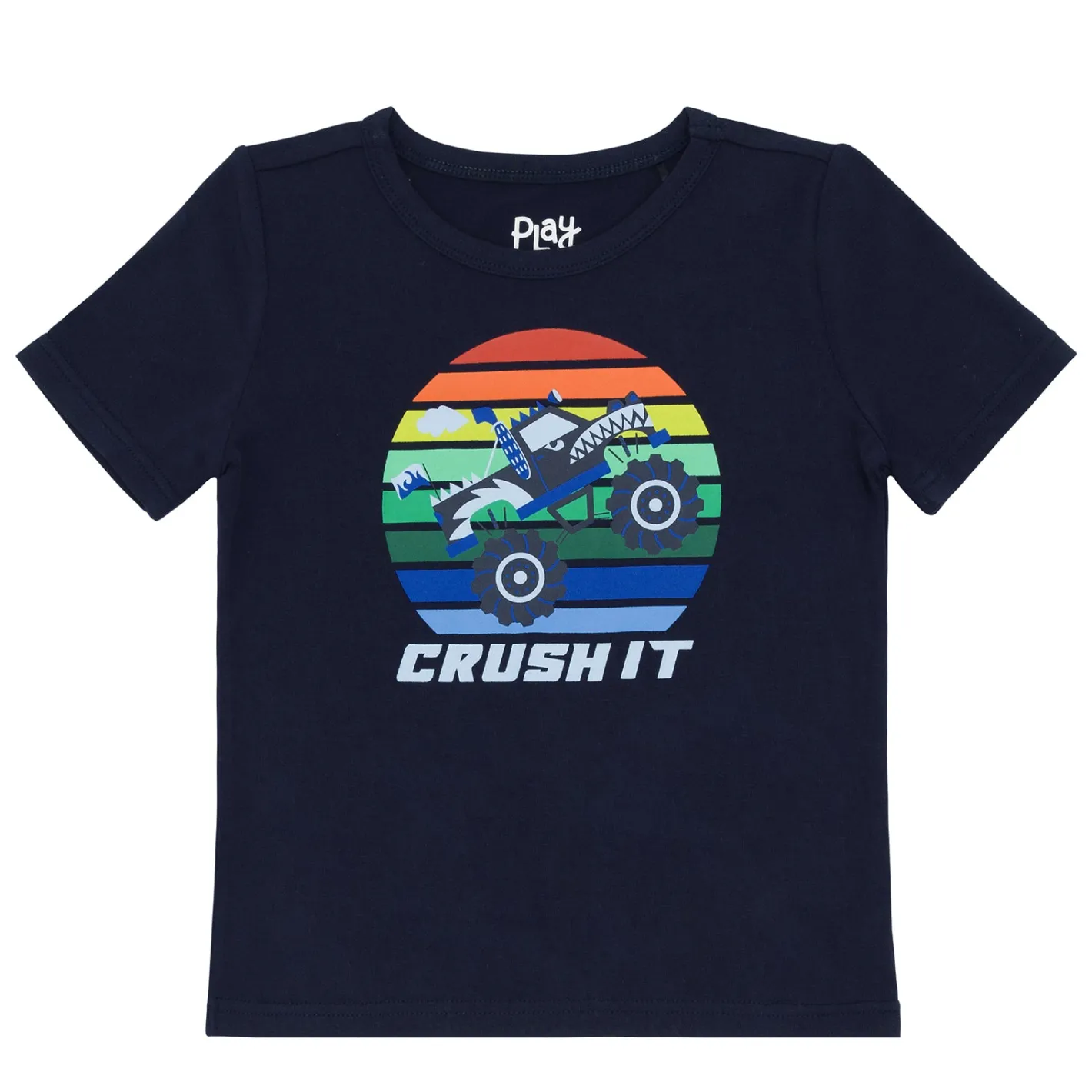 Tops & Tees|Tops & Tees<Little Sleepies Graphic Tee Monster Truck Madness