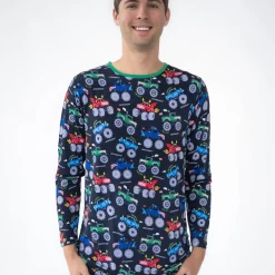 Daddy & Me|Full Family Matching<Little Sleepies Monster Truck Madness Men's Pajama Top