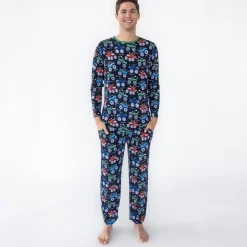 Daddy & Me|Full Family Matching<Little Sleepies Monster Truck Madness Men's Pajama Top