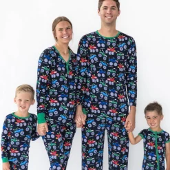 Daddy & Me|Full Family Matching<Little Sleepies Monster Truck Madness Men's Pajama Top