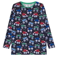 Daddy & Me|Full Family Matching<Little Sleepies Monster Truck Madness Men's Pajama Top