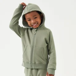 Everyday Essentials|Everyday Essentials<Little Sleepies Zip Hoodie Moss