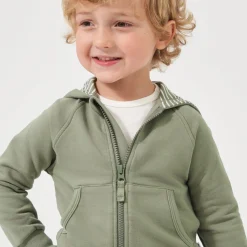 Everyday Essentials|Everyday Essentials<Little Sleepies Zip Hoodie Moss