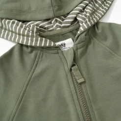 Everyday Essentials|Everyday Essentials<Little Sleepies Zip Hoodie Moss
