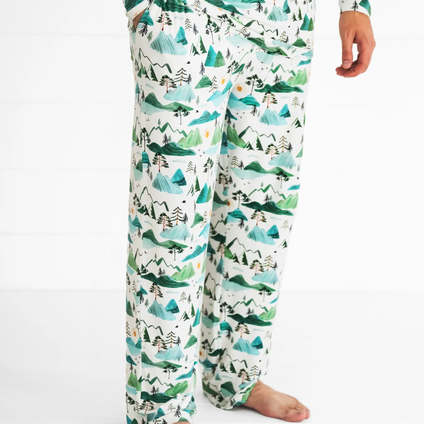 Men's<Little Sleepies Men's Pajama Pants Mountain Mist
