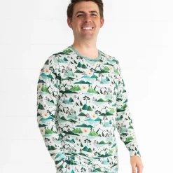 Men's<Little Sleepies Men's Pajama Top Mountain Mist