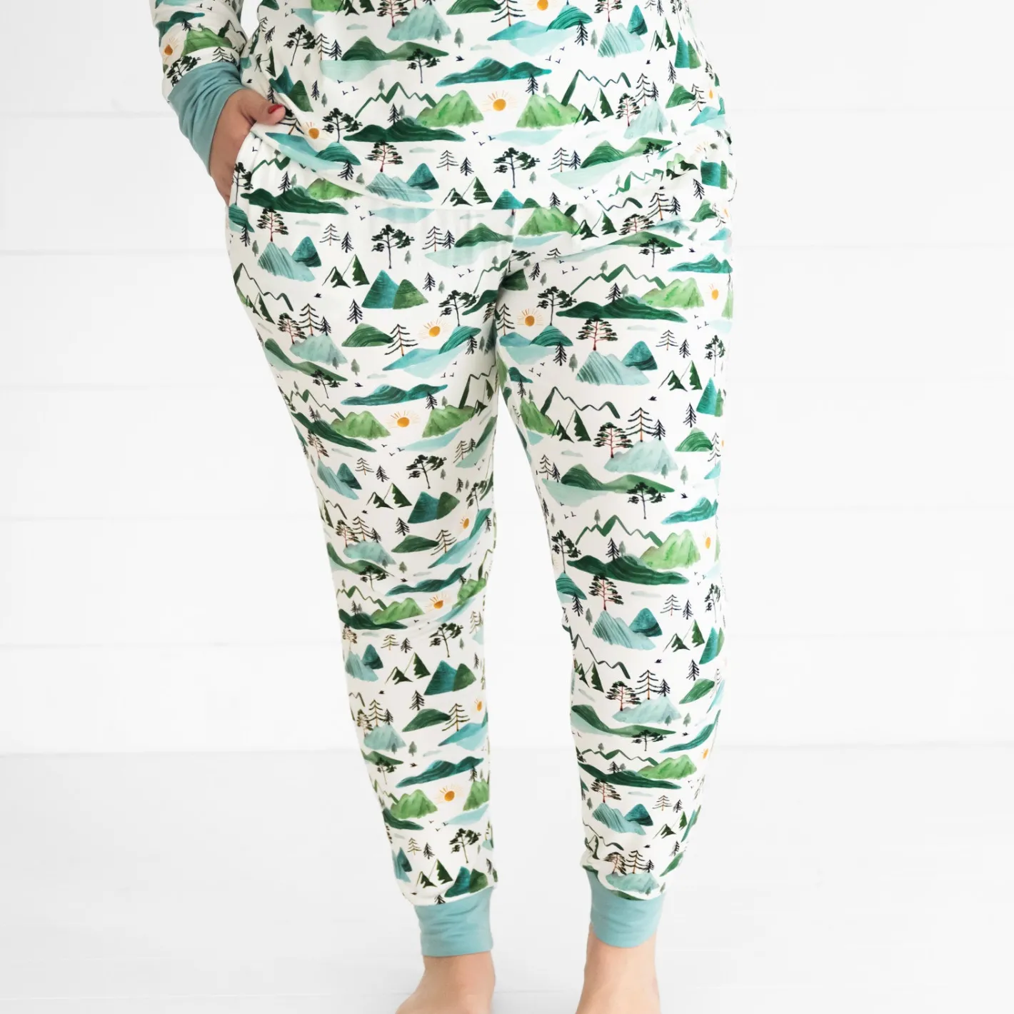 Women's Pajamas<Little Sleepies Women's Pajama Pants Mountain Mist
