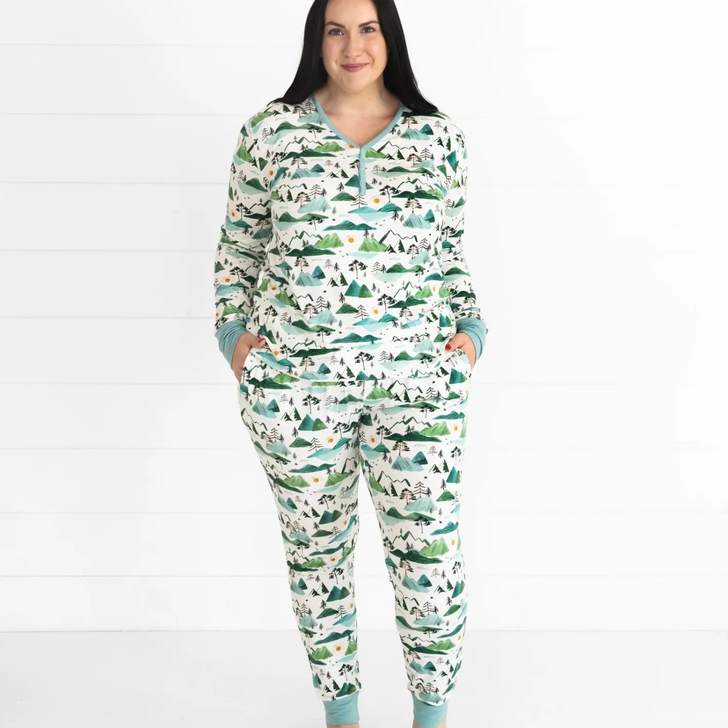 Women's Pajamas<Little Sleepies Women's Pajama Pants Mountain Mist