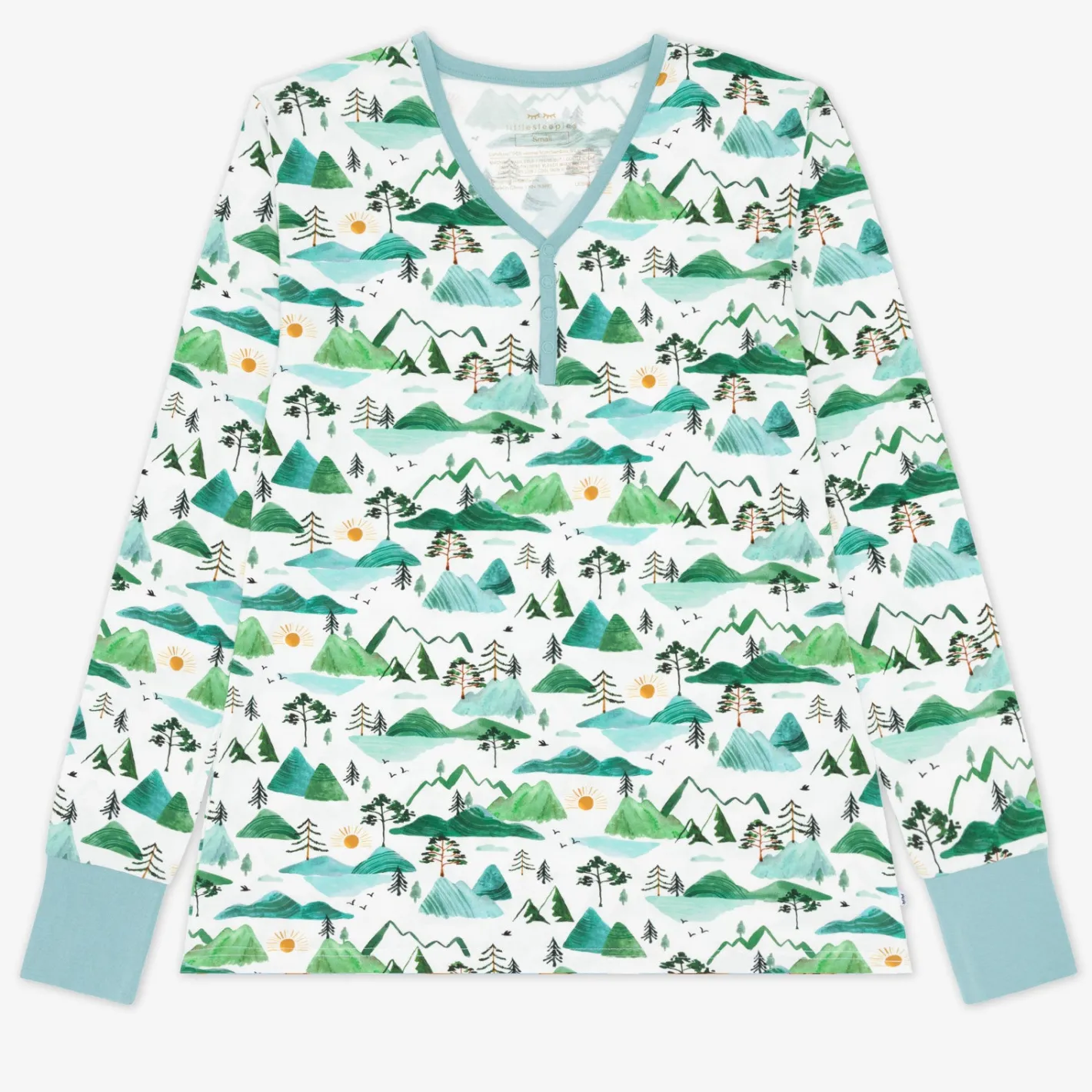Women's Pajamas<Little Sleepies Women's Pajama Top Mountain Mist