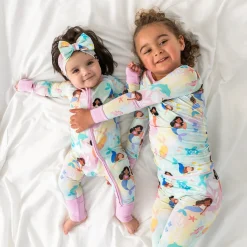 Hats & Headbands<Little Sleepies Luxe Bow Headband Mystic Mermaids