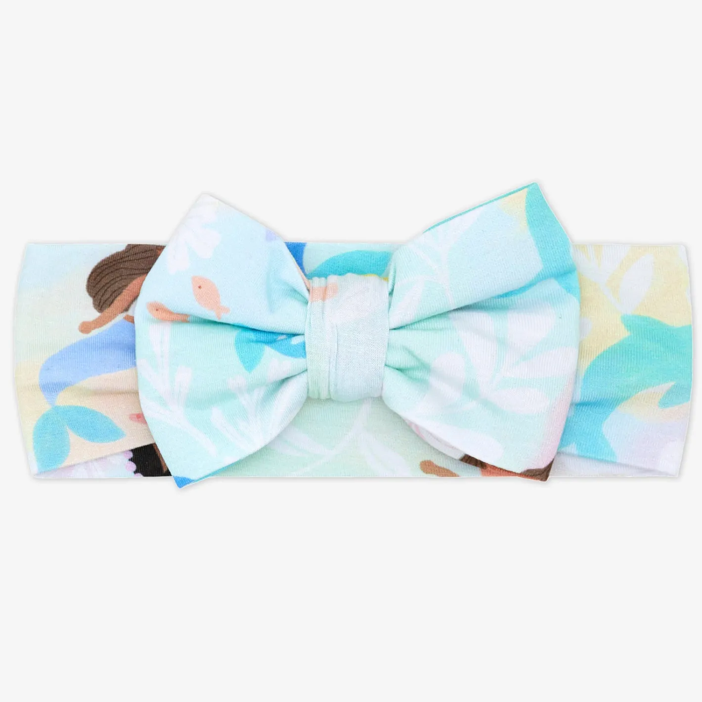Hats & Headbands<Little Sleepies Luxe Bow Headband Mystic Mermaids