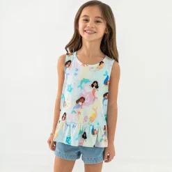 Tops & Tees|Tops & Tees<Little Sleepies Peplum Tank Mystic Mermaids